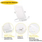 „Greenclick“ 5 vnt. – 9 W LED panelės, 720 lm 4000 k - Image 5