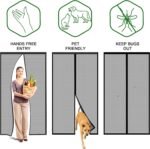 PASTORINTAS tinklelis nuo vabzdžių durims 90x220cm magnetinis - Image 3