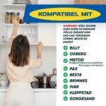 35 mm švelniai užsidarantys virtuvės ir spintelių durų vyriai (4 vnt) - Image 4