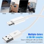 Apple MFi sertifikuotas Lightning įkrovimo kabelis 2 m - Image 5