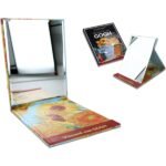 CARMANI - Nešiojamas veidrodis su  Vincento van Gogo paveikslu „Saulėgrąžos“