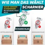 35 mm švelniai užsidarantys virtuvės ir spintelių durų vyriai (4 vnt) - Image 3