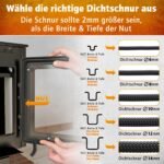 KAMINAT krosnies sandarinimo virvė – 2,5 m x 14mm - Image 5