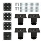 „Thanaddo“ 4 vnt. 5 cm baldų Kojelės