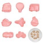 8 dalių vaikiškų sausainių formelės