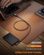 „CONMDEX“ USB–USB C laidas, USB 3.1 Gen2, 20 cm, 10 Gbps - Image 3