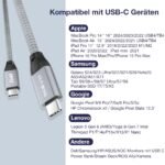 USB C - USB Ckabelis 240 W 20 Gbps (0,5 m) - Image 5