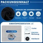 YANGTE tinklelis langams nuo vabzdžių (130x150 cm | juodas, 4 vnt. pakuotė) - Image 2