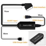 „Scart“ į HDMI adapteris su „Full HD“ išvestimi ir laidais – 181 cm - Image 3