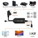 „Scart“ į HDMI adapteris su „Full HD“ išvestimi ir laidais – 181 cm - Image 4