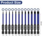 HPHOPE profesionalus Torx antgalių rinkinys, 12 dalių - Image 2