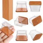 RUSIDO 20 vnt. kėdžių kojų apsaugos 36-44x65-68