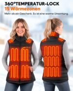 XINSONYUELL moteriška šildoma liemenė,16 000 mAh M - Image 2