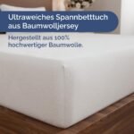 Džersio paklodė su guma 160x200cm 100% medvilnė - Image 2