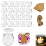 Jogurto indeliai su dangteliais 20vnt 200ml