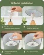 EDISHINE vintažinė stalinė lempa - Image 5