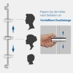 „Auralum“ dušo stovas, 70 cm - Image 2