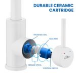 „Auralum“ vonios maišytuvas su 60 cm žarna, 360° pasukamas - Image 2