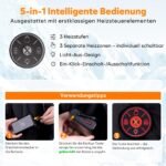 XINSONYUELL moteriška šildoma liemenė,16 000 mAh M - Image 3