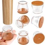 RUSIDO 20 vnt. kėdžių kojų apsaugos 33-40 mm