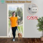 Magnetinis durų tinklelis nuo vabzdžių 120x210 cm (Trūksta tvirtinimo) - Image 2