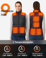 Šildoma liemenė M vyrams / moterims su 16000 mAh baterija - Image 2