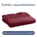 Paklodė su guma, ypač gili, 200 x 200 cm - Image 4