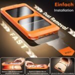 TOCOL iPhone 16, 16 Pro privacy apsauginis grūdintas stiklas 67x145 mm - Image 3