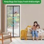 „Meet Beauty“ magnetinis durų tinklelis nuo vabzdžių 90 x 200 cm - Image 5