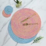 Apvalūs medvilniniai padėklai, 6 vnt. - Image 3