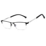 Akiniai skaitymui +2,50 iš aliuminio, apsaugantys nuo mėlynos šviesos