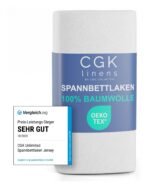 Džersio paklodė su guma 160x200cm 100% medvilnė