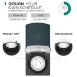 „G-Homa“ rozetė su laikmačiu IP44 - Image 3