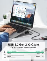 XAOSUN 240W USB C laidas 1M, 20Gbps USB 3.2 - Image 3