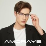 Akiniai skaitymui +3.0 iš aliuminio, apsaugantys nuo mėlynos šviesos - Image 4