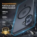 Magnetinis iPhone 16 dėklas su „MagSafe“