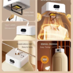 ADM sulankstoma drabužių džiovyklė ir drabužių garintuvas - Image 6