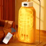 ADM sulankstoma drabužių džiovyklė ir drabužių garintuvas - Image 2