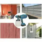 Akumuliatorinis dažų purkštuvas (suderinamas su Makita 18v bazės baterija) - Image 3