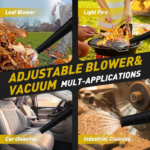 Lapų pūstuvas - siurbliukas (Tinka Makita bazės baterijos) - Image 3