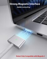 BOUTOP 2m USB C į Mag-Safe 3 kabelis, 140 W PD greito įkrovimo - Image 2