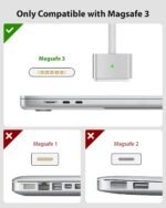 BOUTOP 2m USB C į Mag-Safe 3 kabelis, 140 W PD greito įkrovimo - Image 4