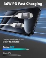 „Apple MFi“ sertifikuotas 36 W USB-C–Lightning adapteris - Image 2