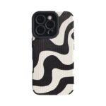 iPhone 16 Pro dėklas su zebro juostelėmis