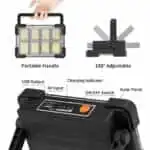 OHAYORI LED saule įkraunamas prožektorius - Image 5