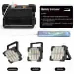 OHAYORI LED saule įkraunamas prožektorius - Image 3