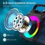 „Singmate“ karaoke aparatas, nešiojamas „Bluetooth“ garsiakalbis suaugusiems - Image 2