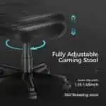 EUREKA ERGONOMIC kėdė su reguliuojamu aukščiu ir ratukais - Image 5